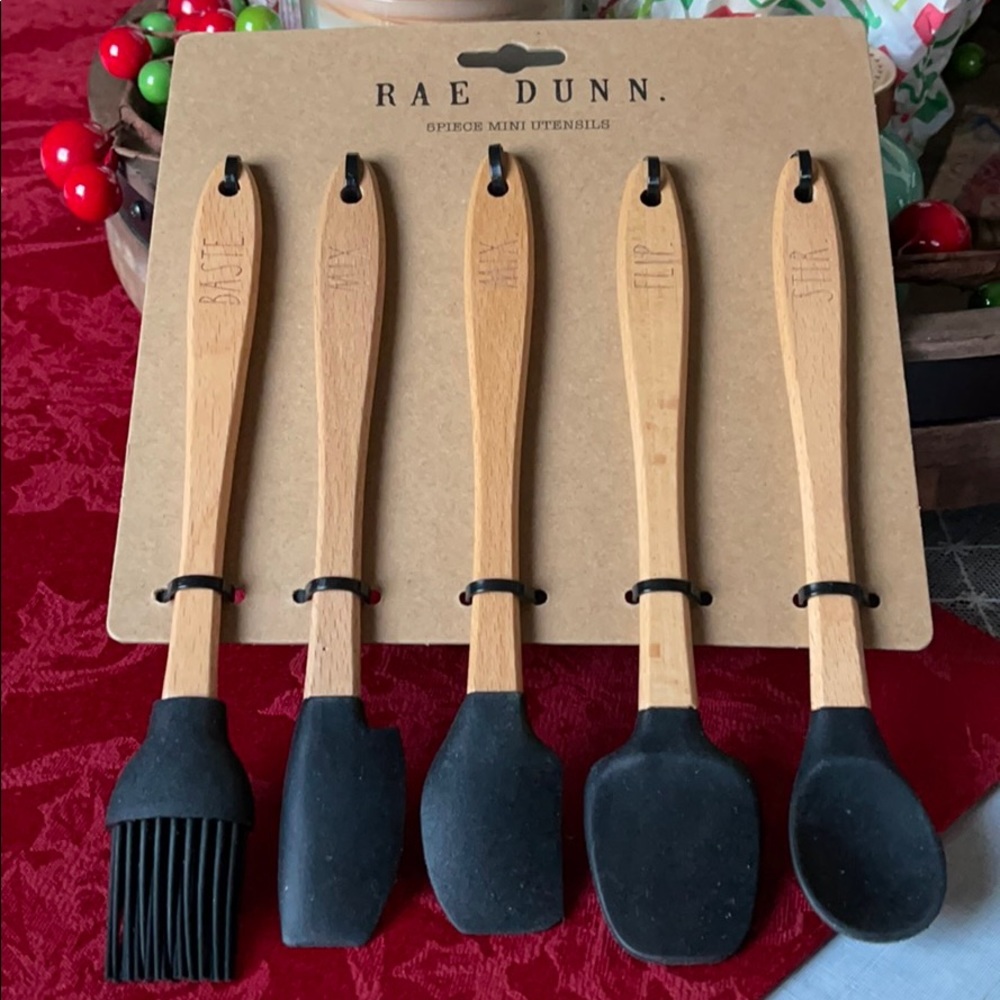Rae Dunn 5Piece Minin Utensils